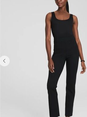 Black Spanx slim straight pants